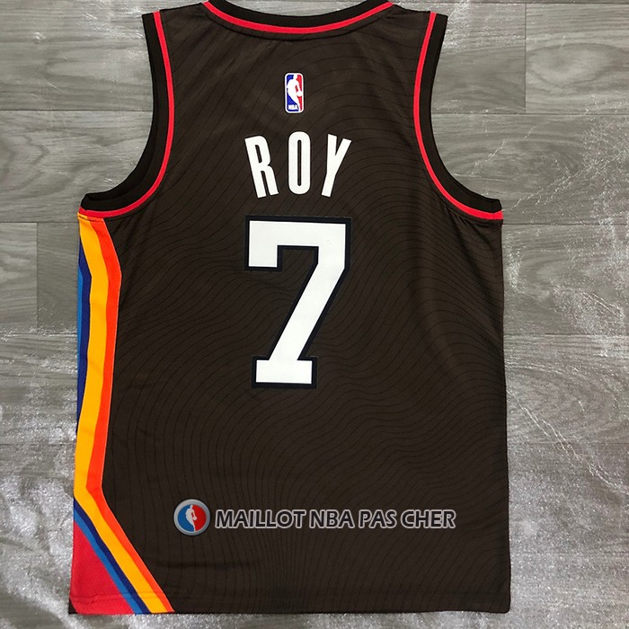 Maillot Portland Trail Blazers Brandon Roy NO 7 Ville 2020-21 Marron